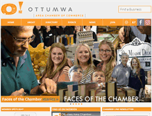 Tablet Screenshot of ottumwachamber.org
